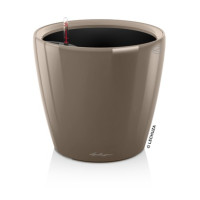 Вазон Lechuzа Classico Premium LS 50, серо-коричневый