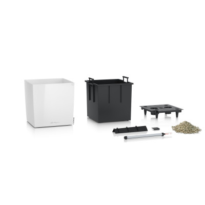 Вазон Lechuza Cube Premium 30, білий Вазон Lechuza Cube Premium 30, білий