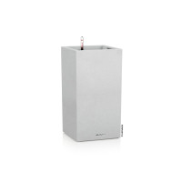 Вазон Lechuzа Canto Stone 40 high, кварцовый белый