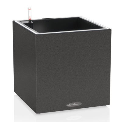 Вазон CANTO Stone 40 low LED (графіт)