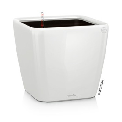 Вазон Lechuzа Quadro Premium LS 43, белый