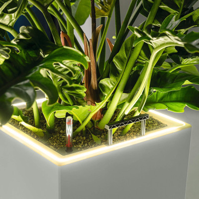 Вазон CANTO Premium 40 high LED (білий) Вазон CANTO Premium 40 high LED (білий)