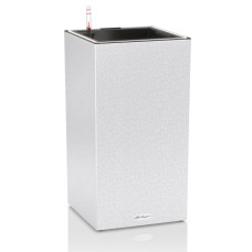 Вазон CANTO Stone 30 high Led (кварцовий білий)