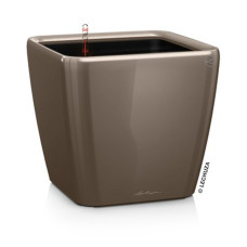 Вазон Lechuzа Quadro Premium LS 43, сіро-коричневий