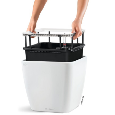 Вазон Lechuzа Quadro Premium LS 50, білий Вазон Lechuzа Quadro Premium LS 50, білий