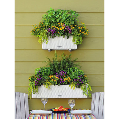 Вазон Lechuza Balconera Cottage 50, білий Вазон Lechuza Balconera Cottage 50, білий