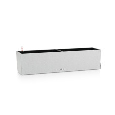 Вазон Lechuza Balconera Stone 80, кварцовый белый