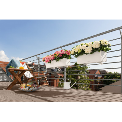 Вазон Lechuza Balconera Color 50, білий