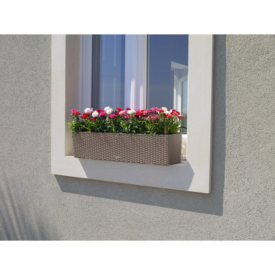 Вазон Lechuza Balconera Cottage 80, пісочно-коричневий