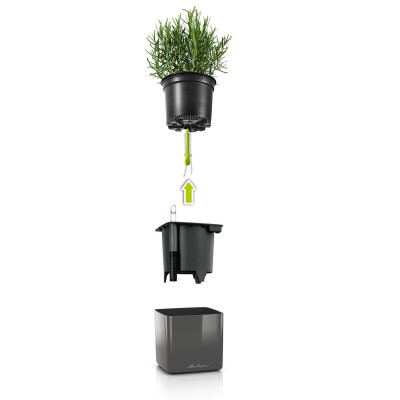 Комплект Lechuza Green Wall Home Kit Glossy, 48х6х14 см, білий Комплект Lechuza Green Wall Home Kit Glossy, 48х6х14 см, білий