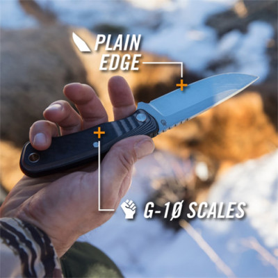 Ніж Gerber Downwind Fixed DP - Black 30-001817 (1059840) Ніж Gerber Downwind Fixed DP - Black 30-001817 (1059840)