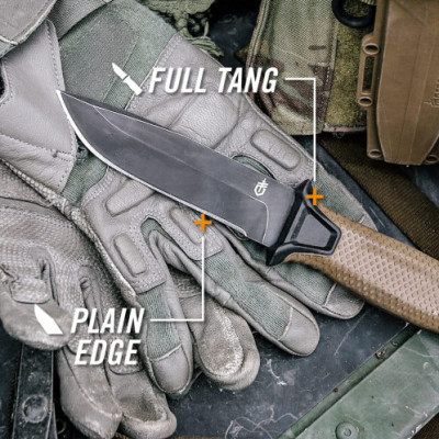 Тактичний ніж Gerber Strongarm Fixed Serrated Black 31-003648 (1027840) Тактичний ніж Gerber Strongarm Fixed Serrated Black 31-003648 (1027840)