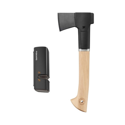 Подарунковий набір Fiskars Norden chopping axe N7 + sharpener SET 1051146