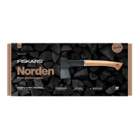 Подарунковий набір Fiskars Norden chopping axe N10 + sharpener SET 1052276