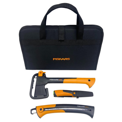 Подарочный набор Fiskars (Топор 1015618+чем 1023619+пила 1000614) 2021273