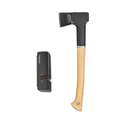 Подарунковий набір Fiskars Norden splitting axe N12 + sharpener SET 1052277