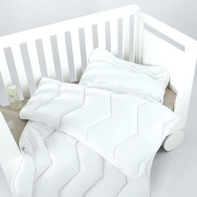 Подушка дитяча Comfort ТM PAPAELLA 40х60 см зигзаг/біле ( 8-29615*003 ) Подушка дитяча Comfort ТM PAPAELLA 40х60 см зигзаг/біле ( 8-29615*003 )