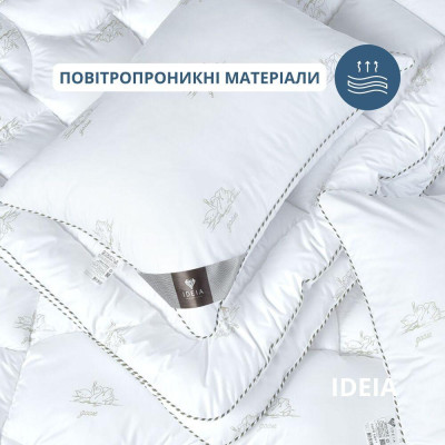 Подушка для сну дитяча Soft Classic IDEIA 40*60 см з аналогом лебединого пуху, штучний пух, м'яка подушка ( 8-11791 )