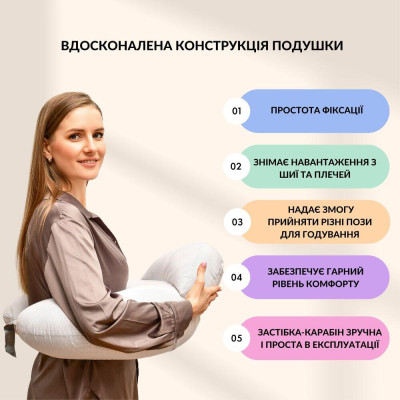 Подушка для годування диванчик 60х70х16 см бавовна антиалергенне волокно смужка сіра ( 8-35409*001 ) Подушка для годування диванчик 60х70х16 см бавовна антиалергенне волокно смужка сіра ( 8-35409*001 )