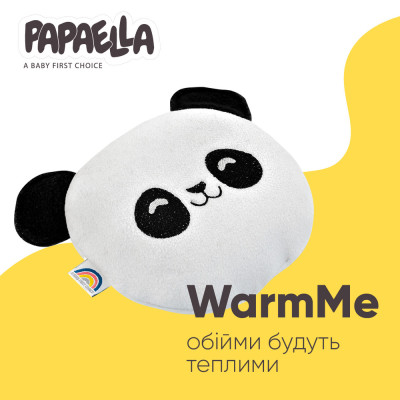 Подушка-грелка Обнимашка с семенами льна ТM PAPAELLA 18х18 см панда ( 8-33270*002 )