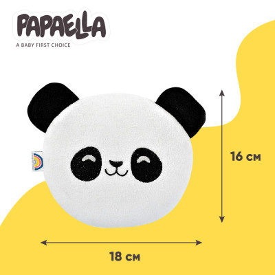 Подушка-грелка Обнимашка с семенами льна ТM PAPAELLA 18х18 см панда ( 8-33270*002 )