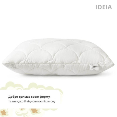 Подушка ПОПКОРН ТМ IDEIA 50x70 см с кукурузным наполнителем белая ( 8-35039*001 ) Подушка ПОПКОРН ТМ IDEIA 50x70 см с кукурузным наполнителем белая ( 8-35039*001 )