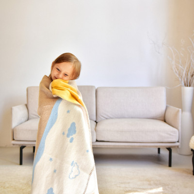 Плед дитяча бавовна BABY ТM PAPAELLA 90х120 см ведмедик соня ( 8-29918*012 ) Плед дитяча бавовна BABY ТM PAPAELLA 90х120 см ведмедик соня ( 8-29918*012 )