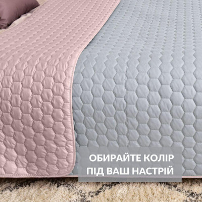 Покривало на ліжко Silhouette 240x260 IDEIA двостороннє, міцне стьобання тканини, антиалергенне волоконо ( 8-35591*001 )
