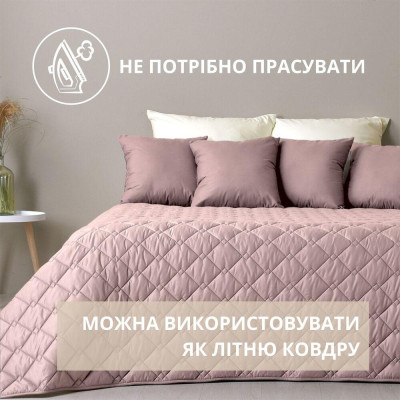 Покрывало Стиль Cube TM IDEIA 210х240 см пудра/св.сірий ( 8-32405*005 ) Покрывало Стиль Cube TM IDEIA 210х240 см пудра/св.сірий ( 8-32405*005 )