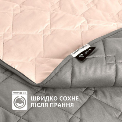 Покрывало Стиль Cube TM IDEIA 210х240 см сірий/беж ( 8-32405*003 )