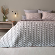 Набір покривало з наволочками Silhouette IDEIA 240х260 см + 2 подушки 50х70 см у подарунок беж ( 8-34911*001 )