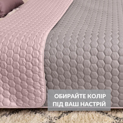 Покривало на ліжко Silhouette 240x260 IDEIA двостороннє, міцне стьобання тканини, антиалергенне волоконо ( 8-35591*002 )