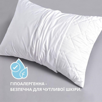 Наволочка водовідштовхувальна захисна 50х70 см повітропроникна з блискавкою ( 8-11732 ) Наволочка водовідштовхувальна захисна 50х70 см повітропроникна з блискавкою ( 8-11732 )
