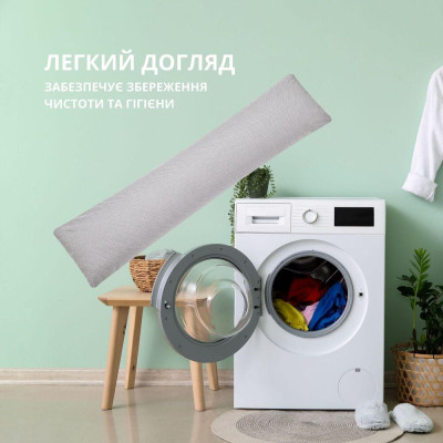 Наволочка для подушки NORDIC TM IDEIA 40х140 см бязь з блискавкою горошок на сірому ( 8-35515*001 ) Наволочка для подушки NORDIC TM IDEIA 40х140 см бязь з блискавкою горошок на сірому ( 8-35515*001 )