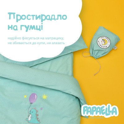 Комплект постільної білизни ГОРОШОК для немовлят ТМ PAPAELLA горошок м'ята ( 8-33347*001 ) Комплект постільної білизни ГОРОШОК для немовлят ТМ PAPAELLA горошок м'ята ( 8-33347*001 )