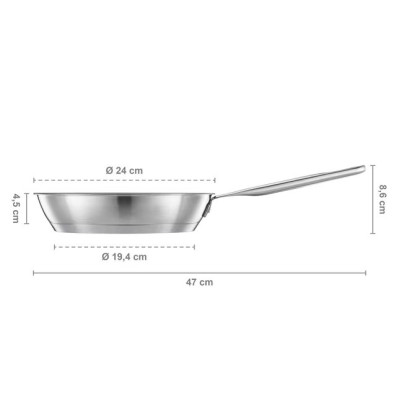 Сковорода Fiskars All Steel 24 см 1064743