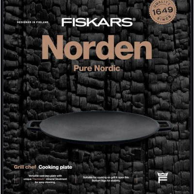 Сковорода-садж чавунна для гриля Fiskars Norden (1066432) Сковорода-садж чавунна для гриля Fiskars Norden (1066432)
