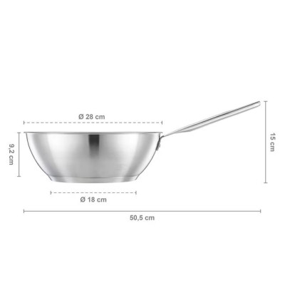 Сковорода WOK Fiskars All Steel 28 см 1064747