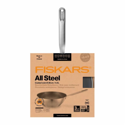 Сковорода WOK Fiskars All Steel 28 см 1064747