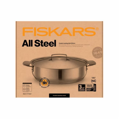 Жарівня Fiskars All Steel Roasting Dish 28 см 1064749 Жарівня Fiskars All Steel Roasting Dish 28 см 1064749