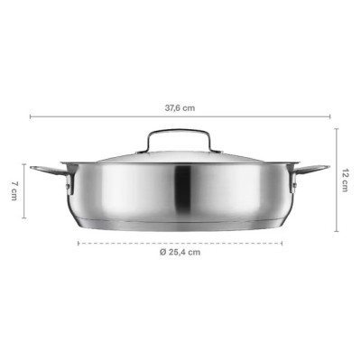 Жарівня Fiskars All Steel Roasting Dish 28 см 1064749 Жарівня Fiskars All Steel Roasting Dish 28 см 1064749