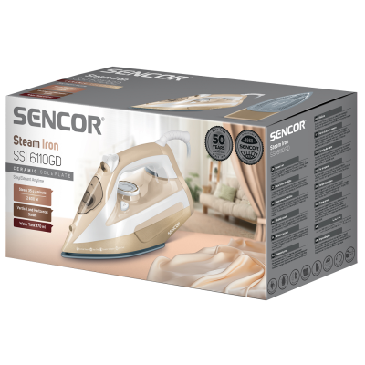 Праска з подачею пари Sencor SSI 6110GD