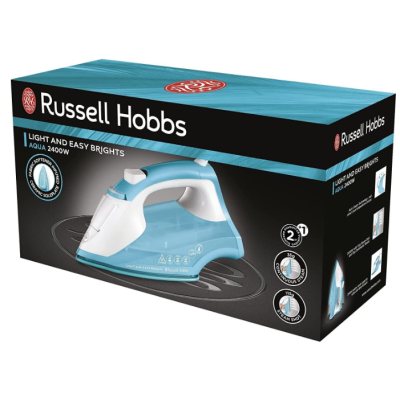 Праска з подачею пари Russell Hobbs 26482-56 Light & Easy Brights Aqua Iron Праска з подачею пари Russell Hobbs 26482-56 Light & Easy Brights Aqua Iron