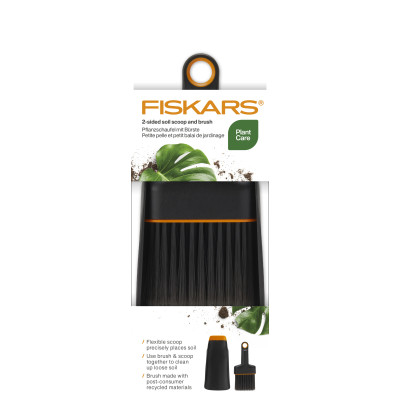 Садова лопатка та щітка для пересаджування рослин Fiskars 1071302