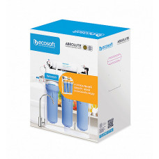 Ecosoft Absolute 5-50P (MO550PSEC) фільтр зворотного осмосу з помпою на станині