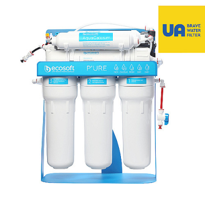 Фільтр зворотного осмосу Ecosoft P’URE AquaCalcium з помпою на станині (MO675MACPSECO)