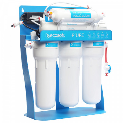 Фільтр зворотного осмосу Ecosoft P’URE AquaCalcium з помпою на станині (MO675MACPSECO)