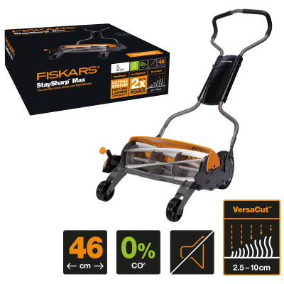 Механічна газонокосарка Fiskars StaySharp ™ 113882 (1001658)