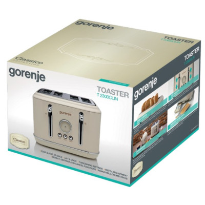 Тостер Gorenje T2300CLIN (T3223BE)