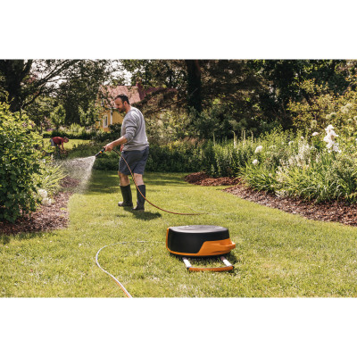 Автоматическая катушка со шлангом Fiskars XL с роликами (1025933)